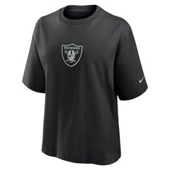 Las Vegas Raiders Women's Boxy T-Shirt - Black for sale