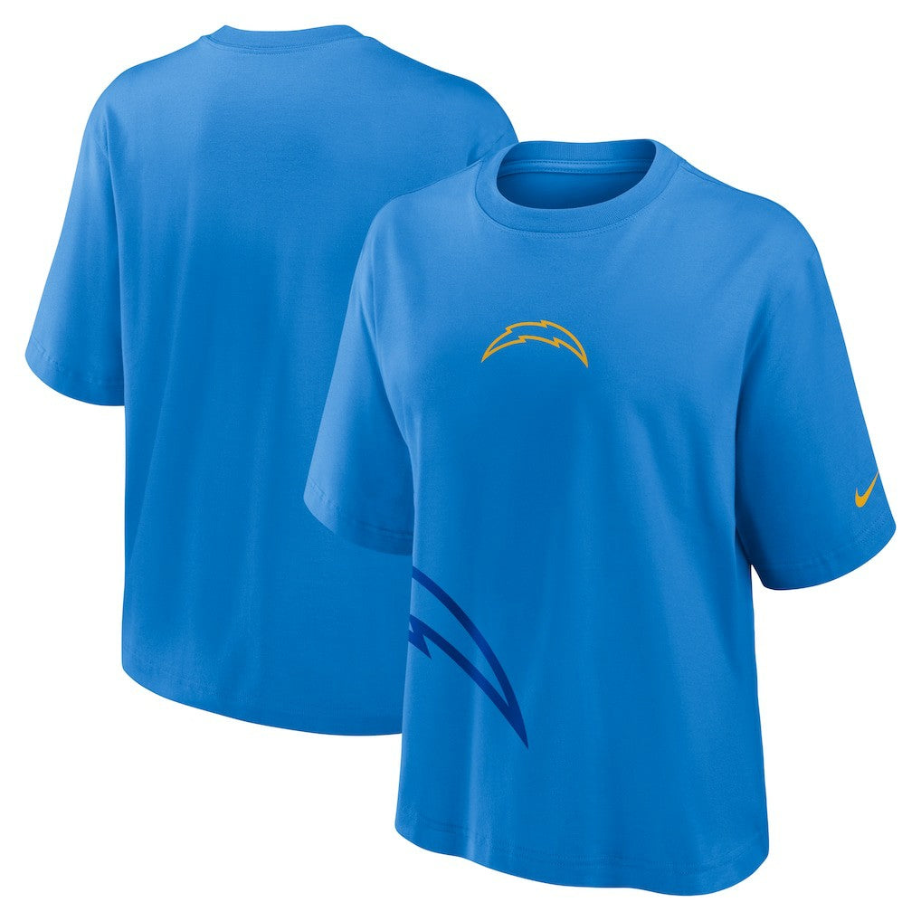 Los Angeles Chargers Women's Boxy T-Shirt - Powder Blue online