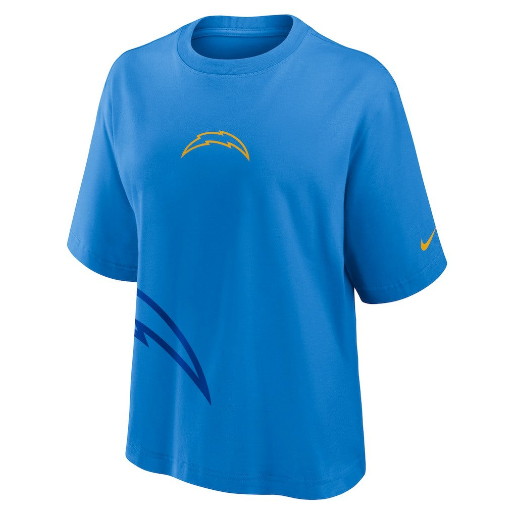 Los Angeles Chargers Women's Boxy T-Shirt - Powder Blue online