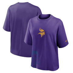 Minnesota Vikings Women's Boxy T-Shirt - Purple sale