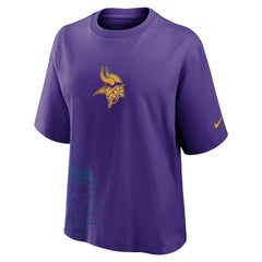 Minnesota Vikings Women's Boxy T-Shirt - Purple sale