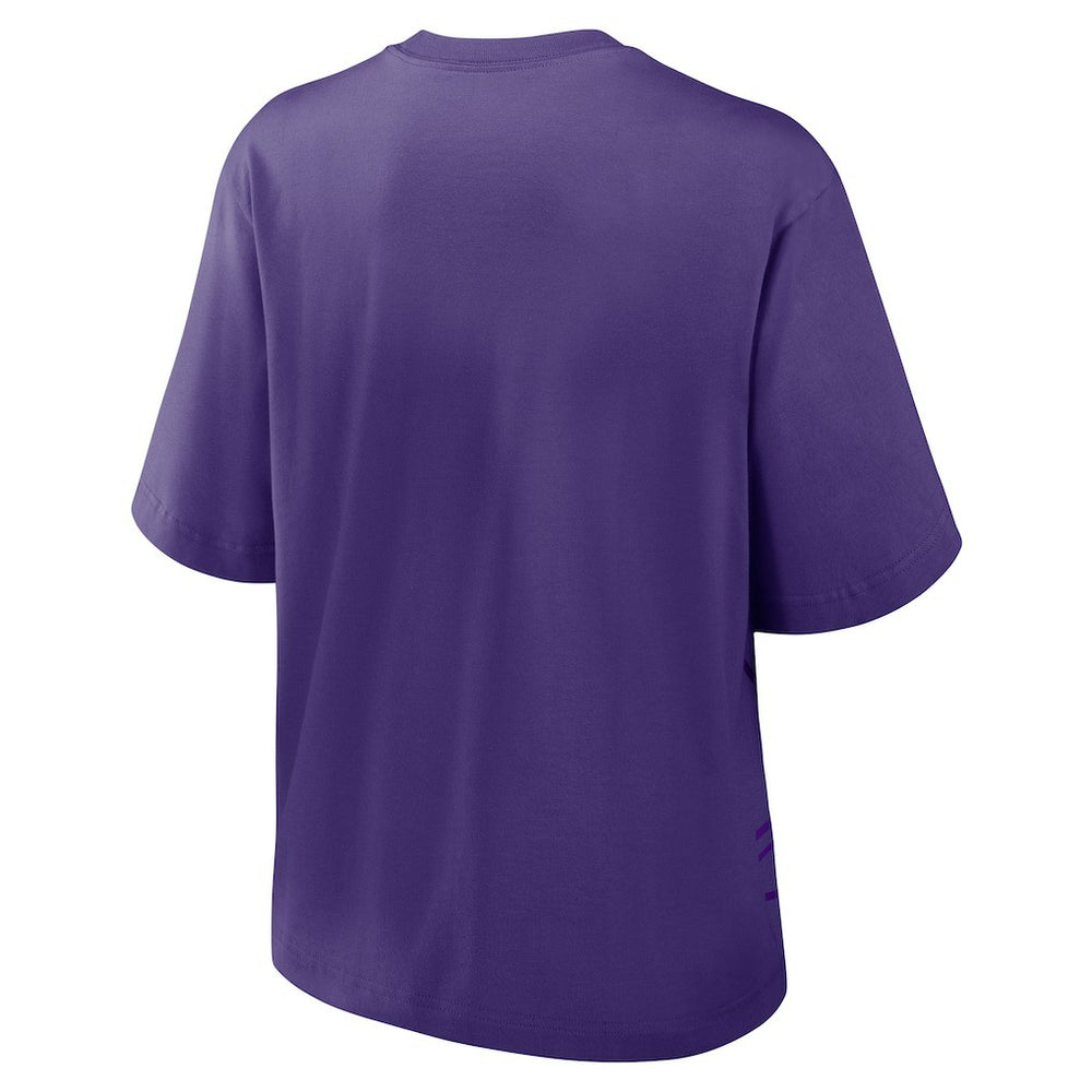 Minnesota Vikings Women's Boxy T-Shirt - Purple sale