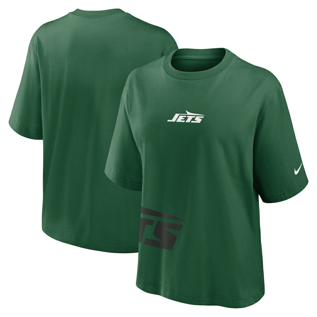 New York Jets Women's Boxy T-Shirt - Green for sale
