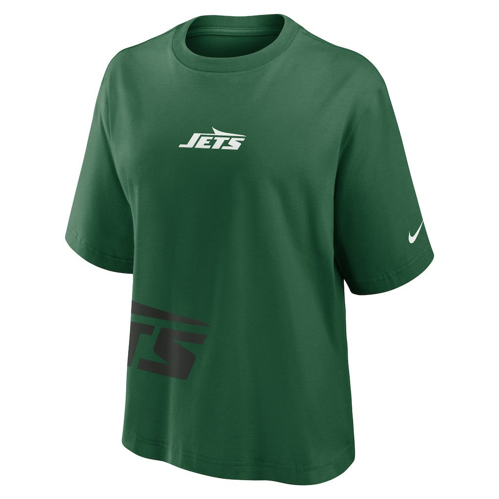 New York Jets Women's Boxy T-Shirt - Green for sale