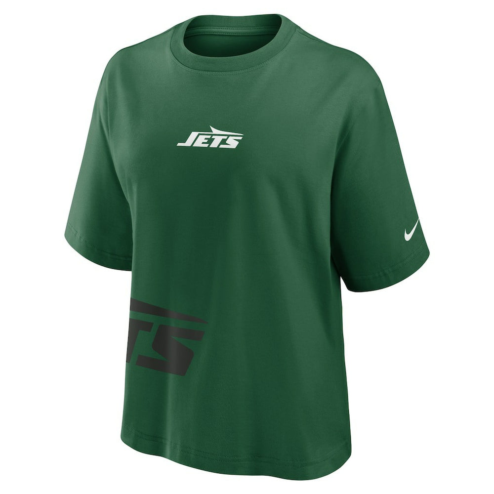 New York Jets Women's Boxy T-Shirt - Green for sale