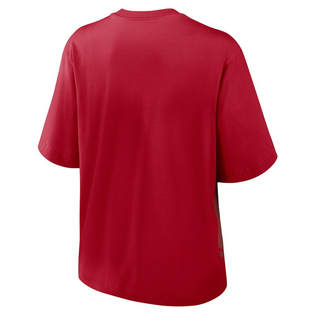 San Francisco 49ers Women's Boxy T-Shirt - Scarlet discount