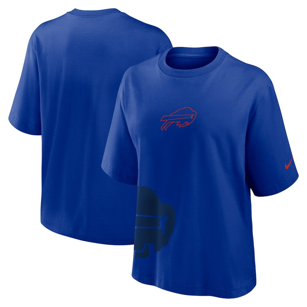 Buffalo Bills Women's Boxy T-Shirt - Royal outlet