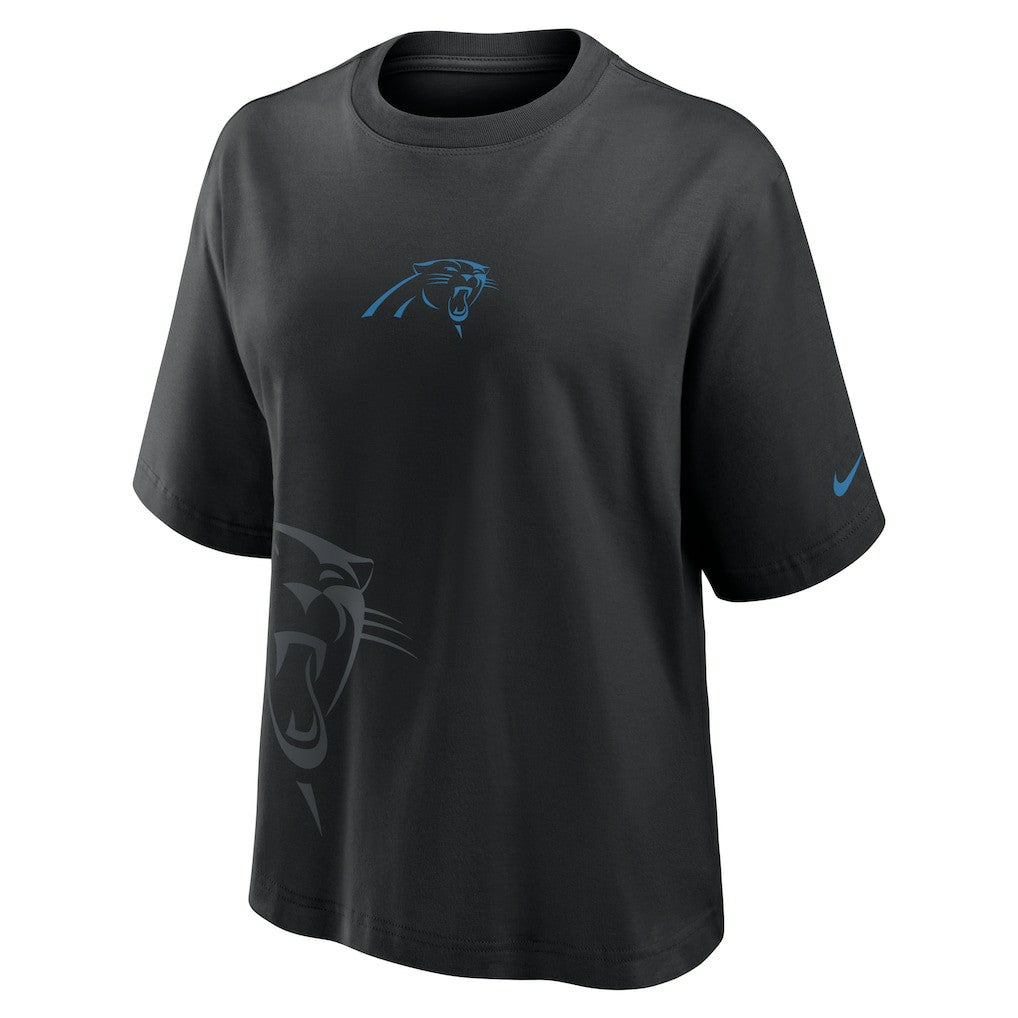 Carolina Panthers Women's Boxy T-Shirt - Black cheap