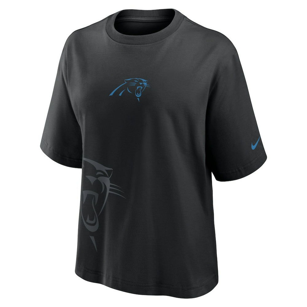 Carolina Panthers Women's Boxy T-Shirt - Black cheap