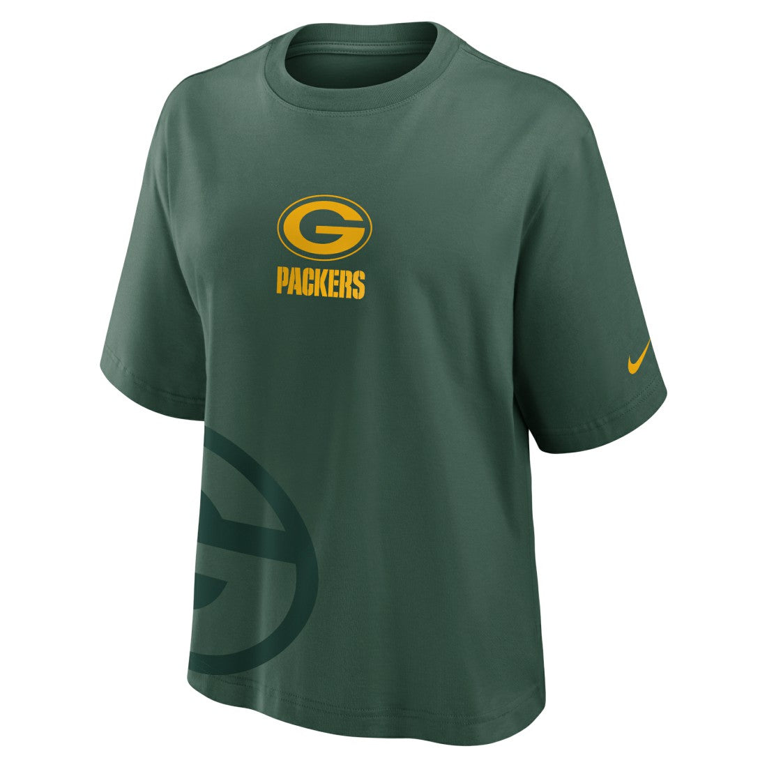 Green Bay Packers Women's Boxy T-Shirt - Green for sale