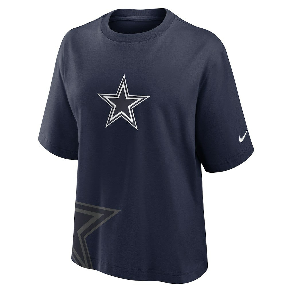 Dallas Cowboys Women's Boxy T-Shirt - Navy sale