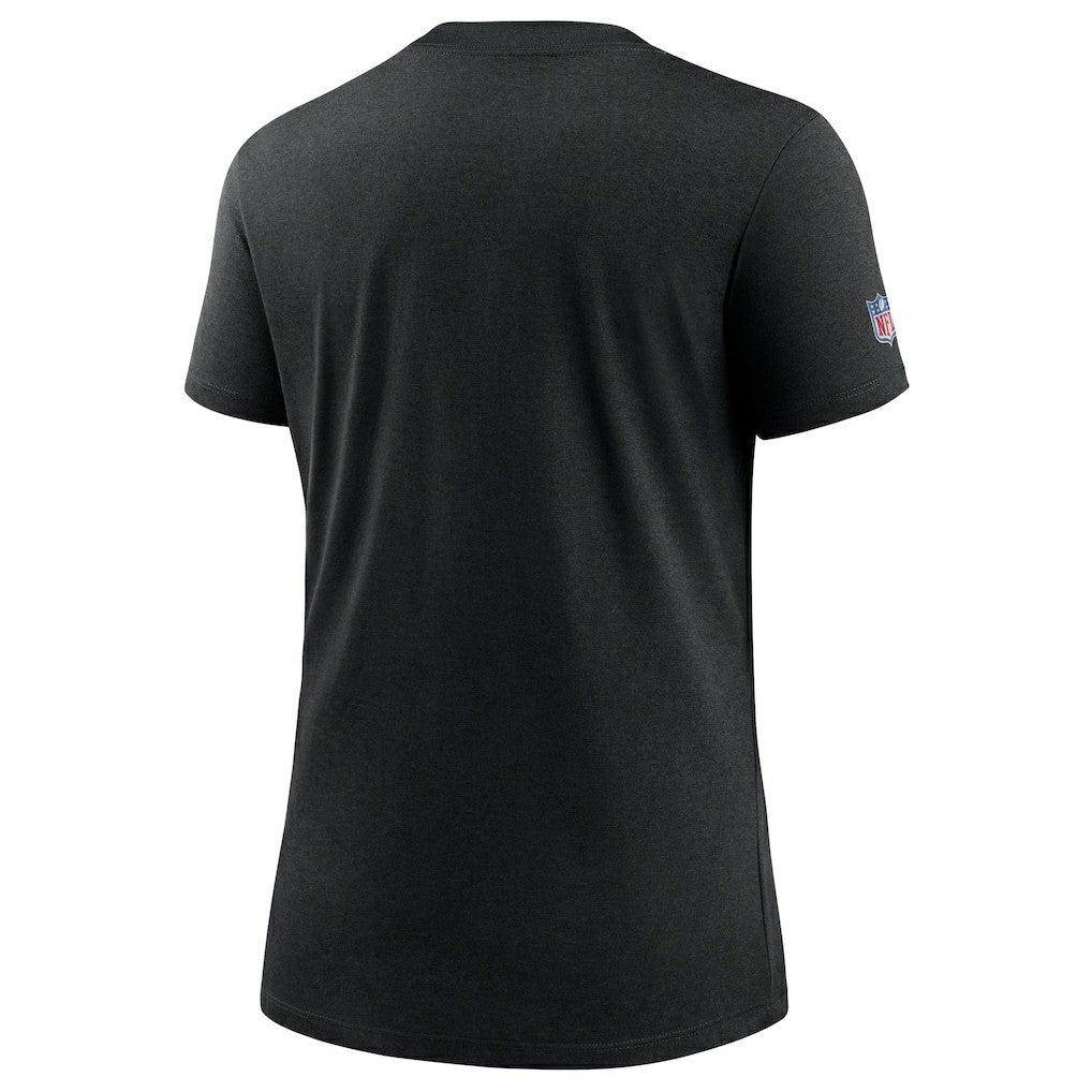 Jacksonville Jaguars Women's 2024 NFL Crucial Catch Tri-Blend T-Shirt - Black sale