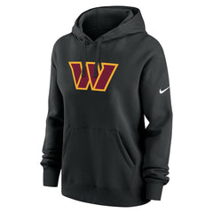 Washington Commanders Women's Club Fleece Hoodie - Black for sale