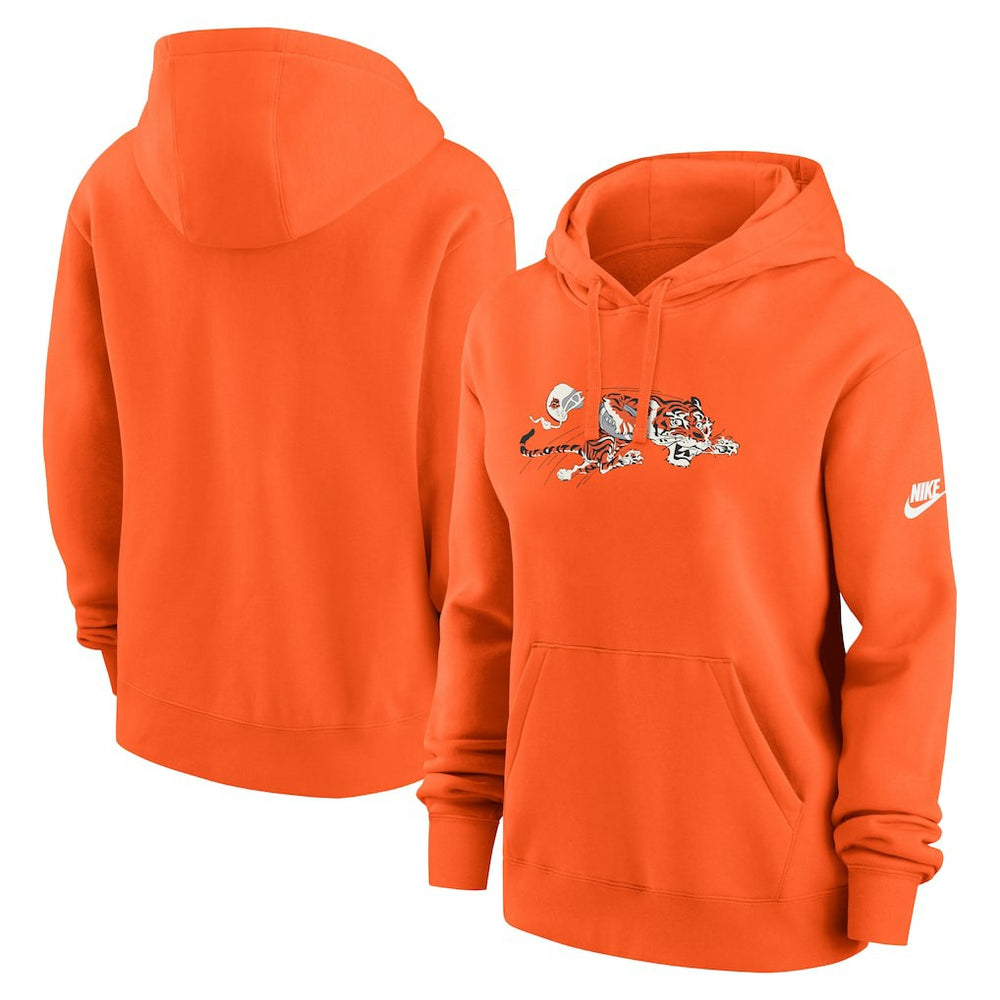 Cincinnati Bengals Women's Club Fleece Hoodie - Orange cheap