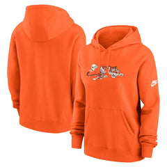 Cincinnati Bengals Women's Club Fleece Hoodie - Orange cheap