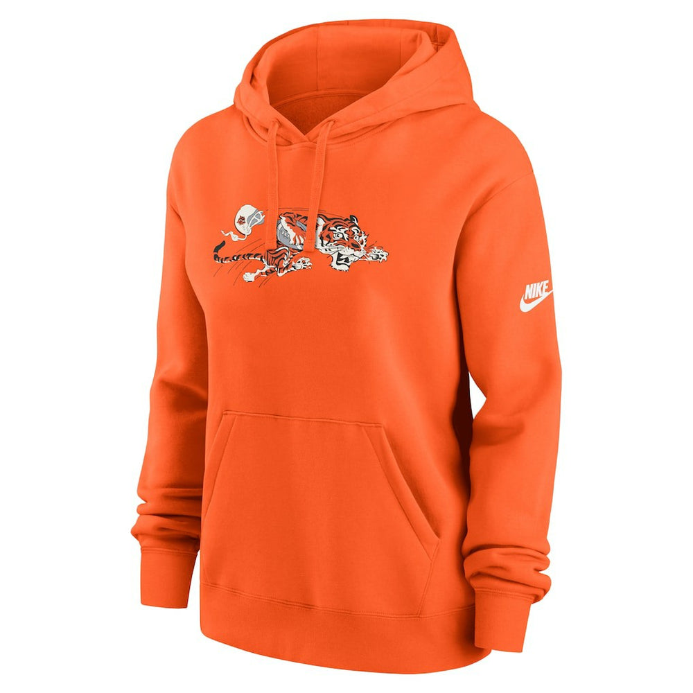 Cincinnati Bengals Women's Club Fleece Hoodie - Orange cheap