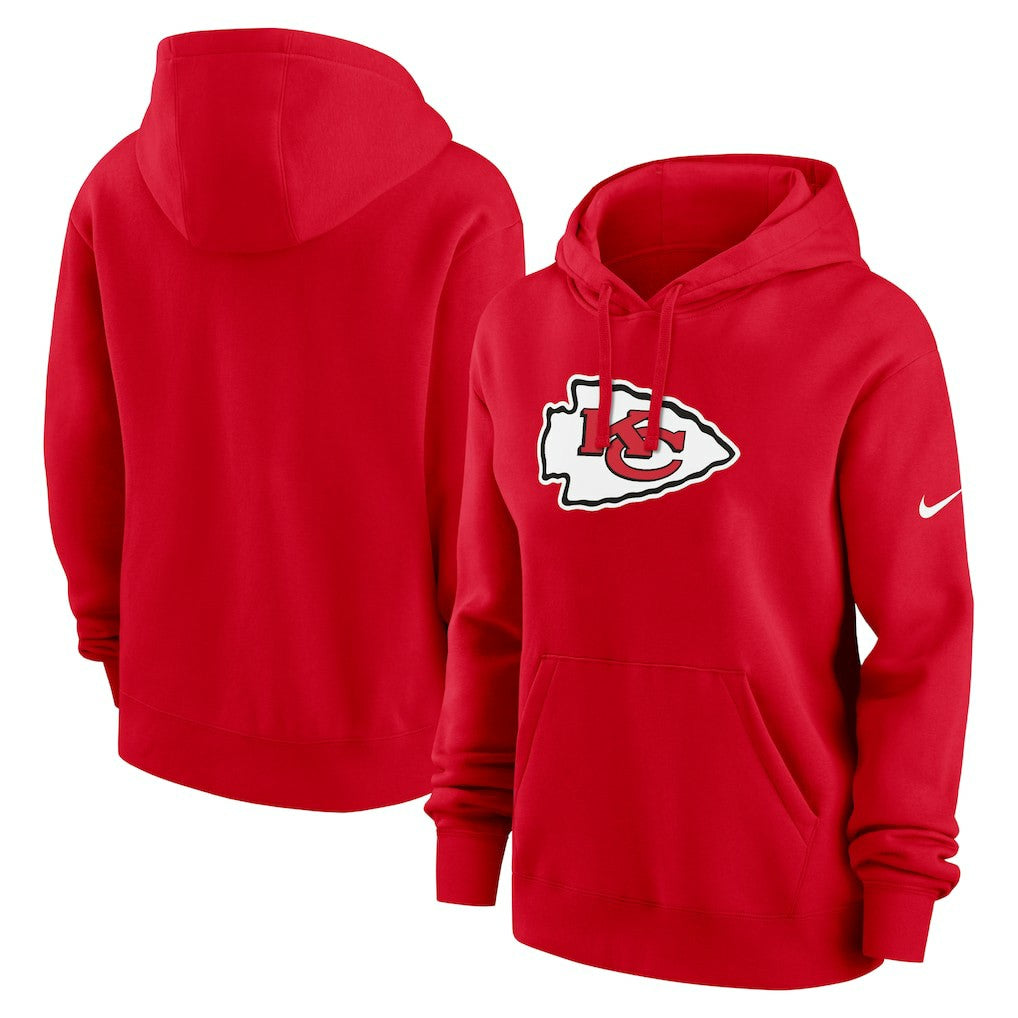 Kansas City Chiefs Women's Club Fleece Hoodie - Red cheap