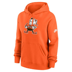 Cleveland Browns Women's Club Fleece Hoodie - Orange sale