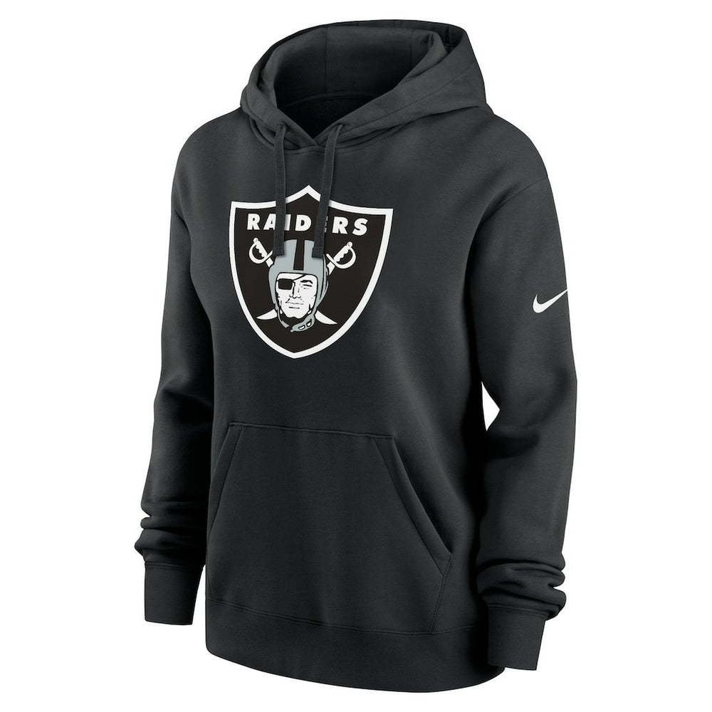 Las Vegas Raiders Women's Club Fleece Hoodie - Black on sale