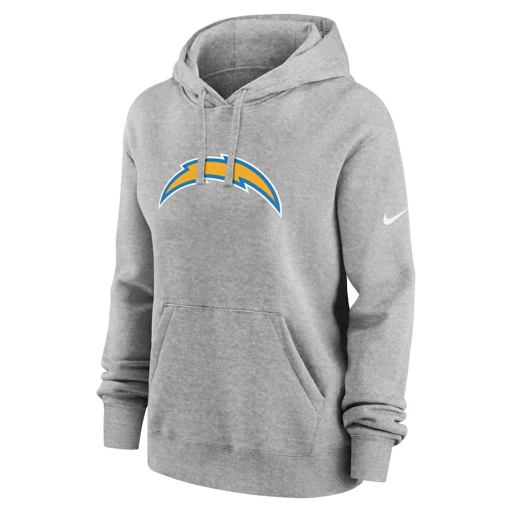 Los Angeles Chargers Women's Club Fleece Hoodie - Heather Gray online