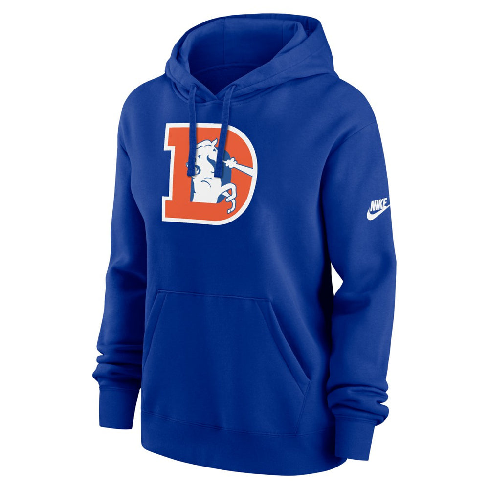 Denver Broncos Women's Club Fleece Hoodie - Royal on sale