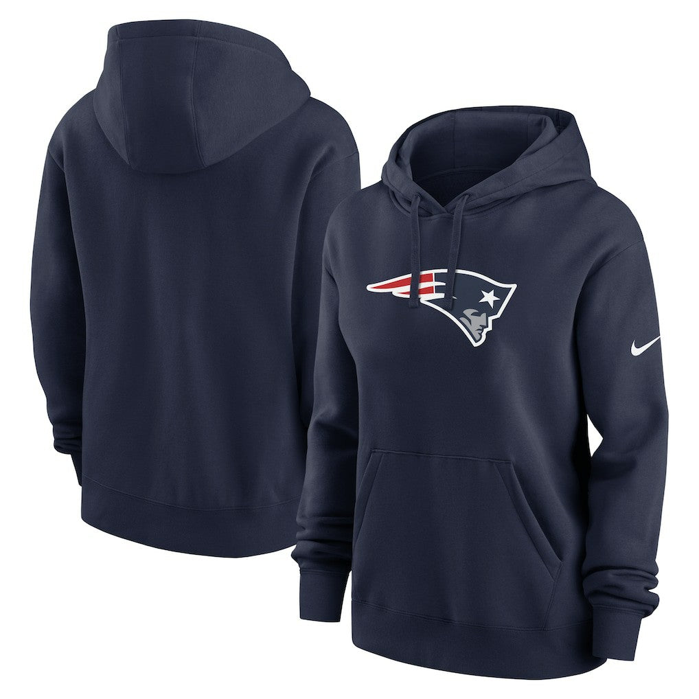 New England Patriots Women's Club Fleece Hoodie - Navy on sale