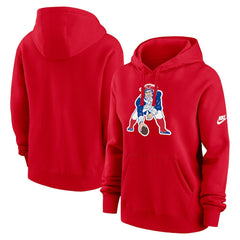 New England Patriots Women's Club Fleece Hoodie - Red on sale
