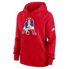 New England Patriots Women's Club Fleece Hoodie - Red on sale