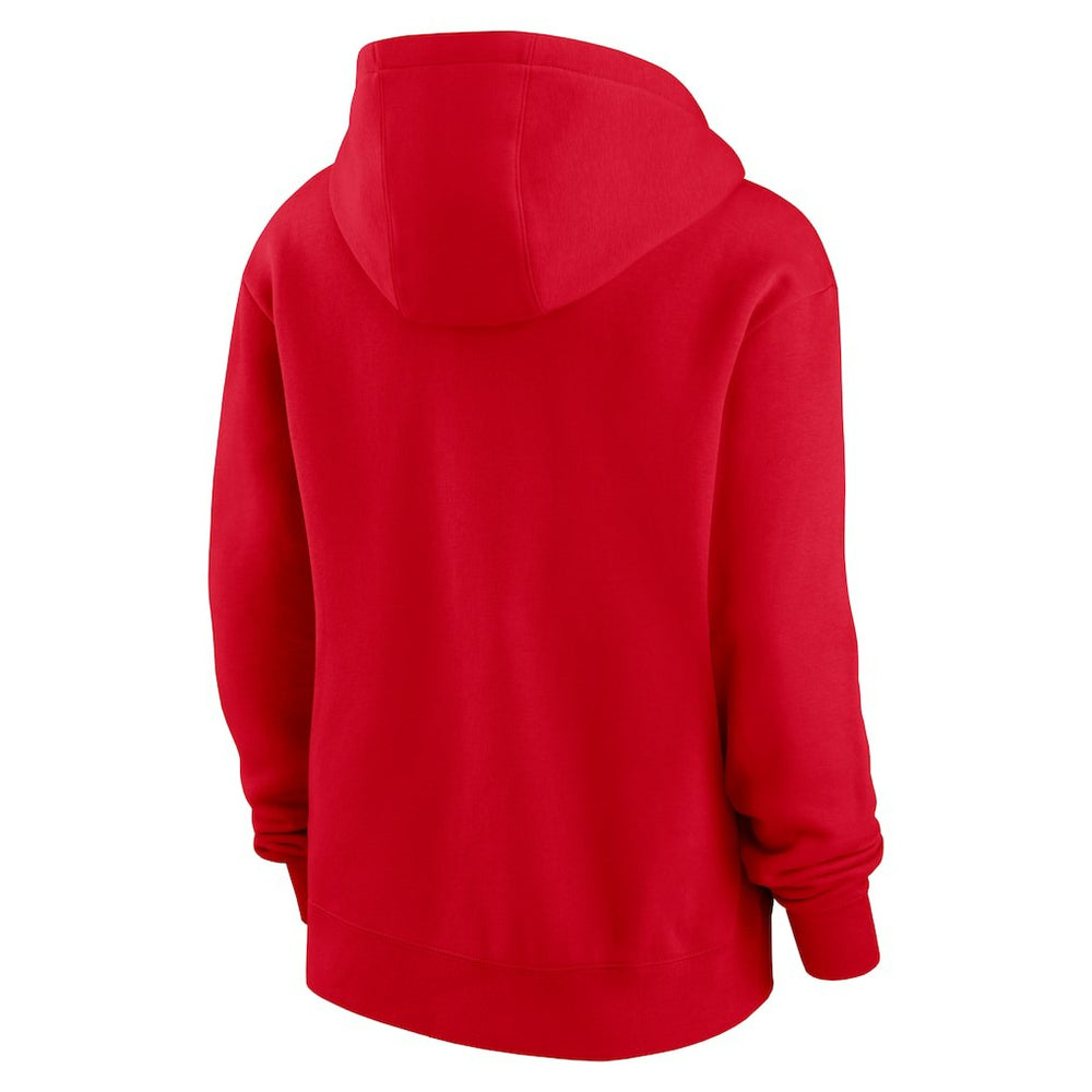 New England Patriots Women's Club Fleece Hoodie - Red on sale