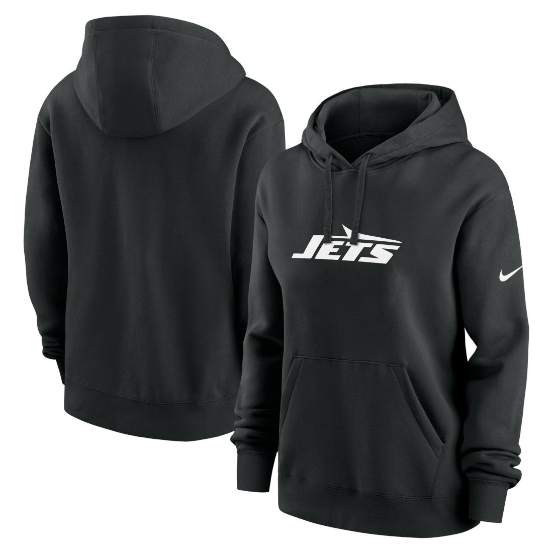 New York Jets Women's Club Fleece Hoodie - Black cheap