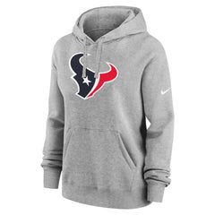 Houston Texans Women's Club Fleece Hoodie - Heather Gray sale