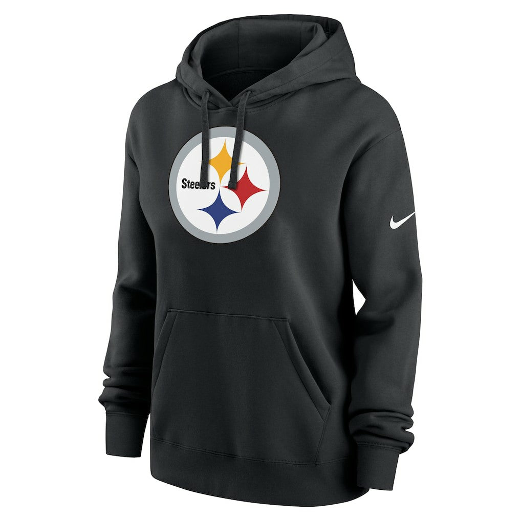 Pittsburgh Steelers Women's Club Fleece Hoodie - Black for sale