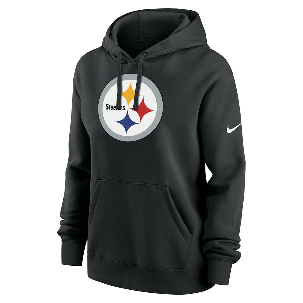 Pittsburgh Steelers Women's Club Fleece Hoodie - Black for sale