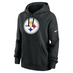 Pittsburgh Steelers Women's Club Fleece Hoodie - Black for sale