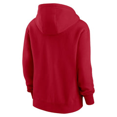 San Francisco 49ers Women's Club Fleece Hoodie - Scarlet discount