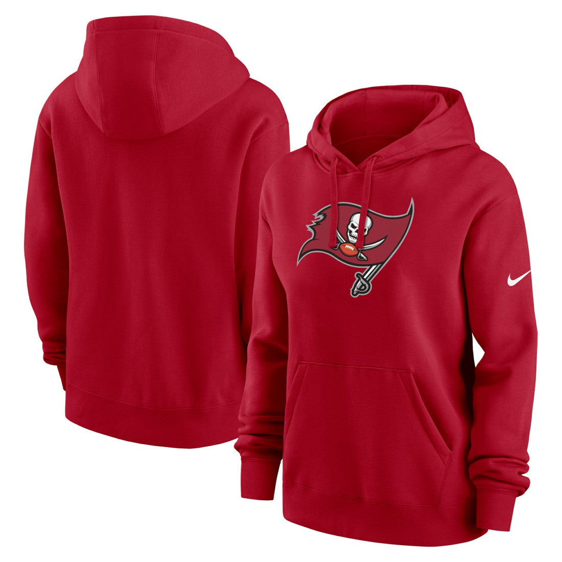 Tampa Bay Buccaneers Women's Club Fleece Hoodie - Red outlet