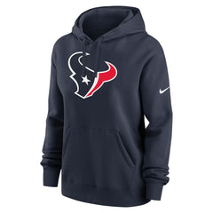 Houston Texans Women's Club Fleece Hoodie - Navy discount