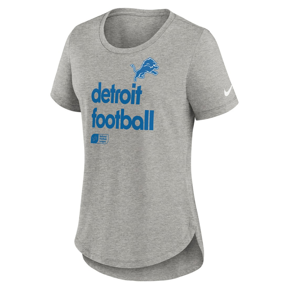 Detroit Lions Women's Team Shout-Out Tri-Blend T-Shirt - Heather Gray online