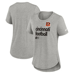 Cincinnati Bengals Women's Team Shout-Out Tri-Blend T-Shirt - Heather Gray outlet