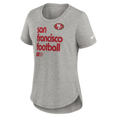 San Francisco 49ers Women's Team Shout-Out Tri-Blend T-Shirt - Heather Gray on sale