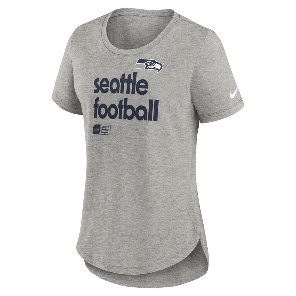 Seattle Seahawks Women's Team Shout-Out Tri-Blend T-Shirt - Heather Gray for sale