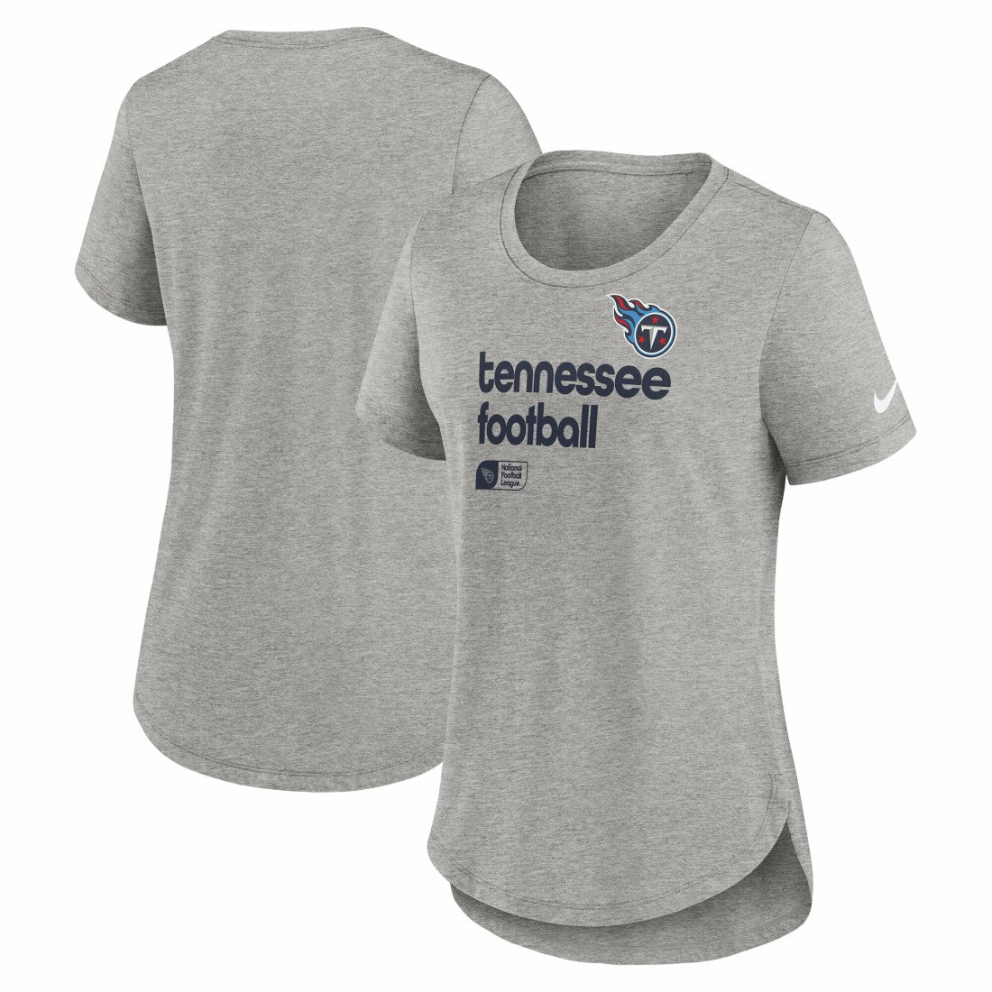 Tennessee Titans Women's Team Shout Out Tri-Blend T-Shirt - Heather Gray for sale