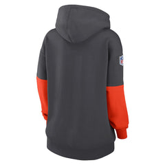 Cleveland Browns Women's Sideline Essential Hoodie - Anthracite cheap