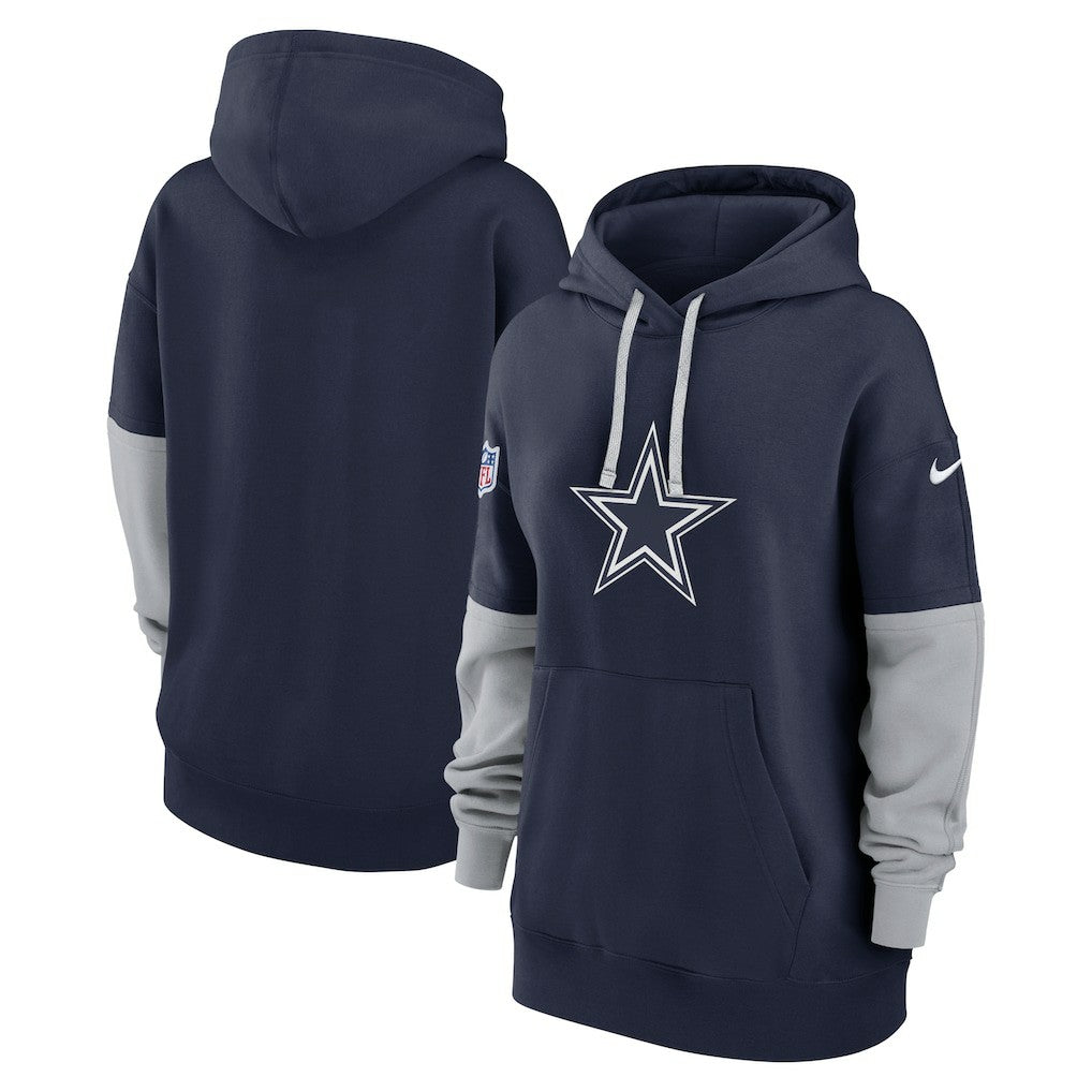Dallas Cowboys Women's Sideline Essential Hoodie - Navy discount