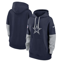 Dallas Cowboys Women's Sideline Essential Hoodie - Navy discount