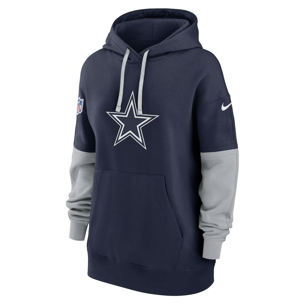Dallas Cowboys Women's Sideline Essential Hoodie - Navy discount