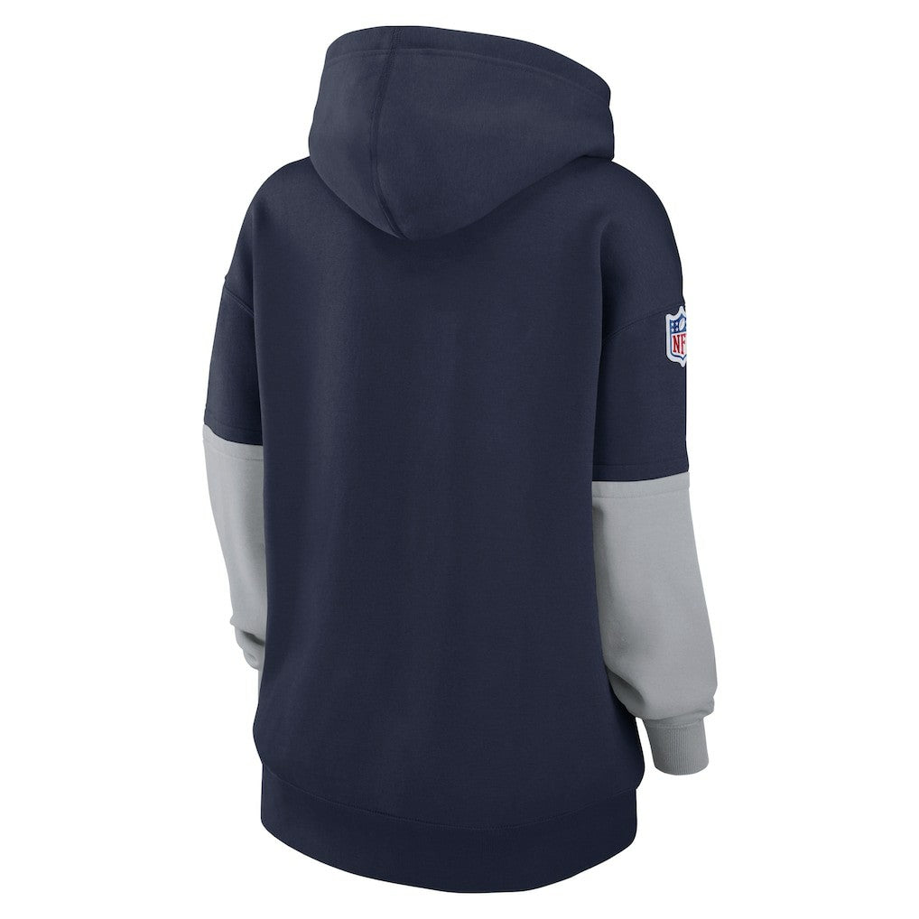 Dallas Cowboys Women's Sideline Essential Hoodie - Navy discount