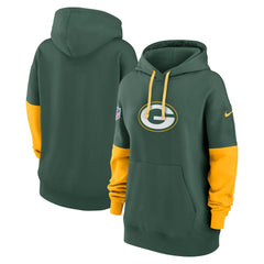 Green Bay Packers Women's Sideline Essential Hoodie - Green for sale