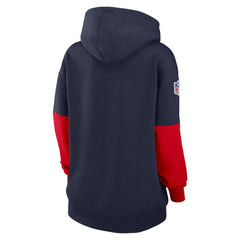 New England Patriots Women's Sideline Essential Hoodie - Navy outlet