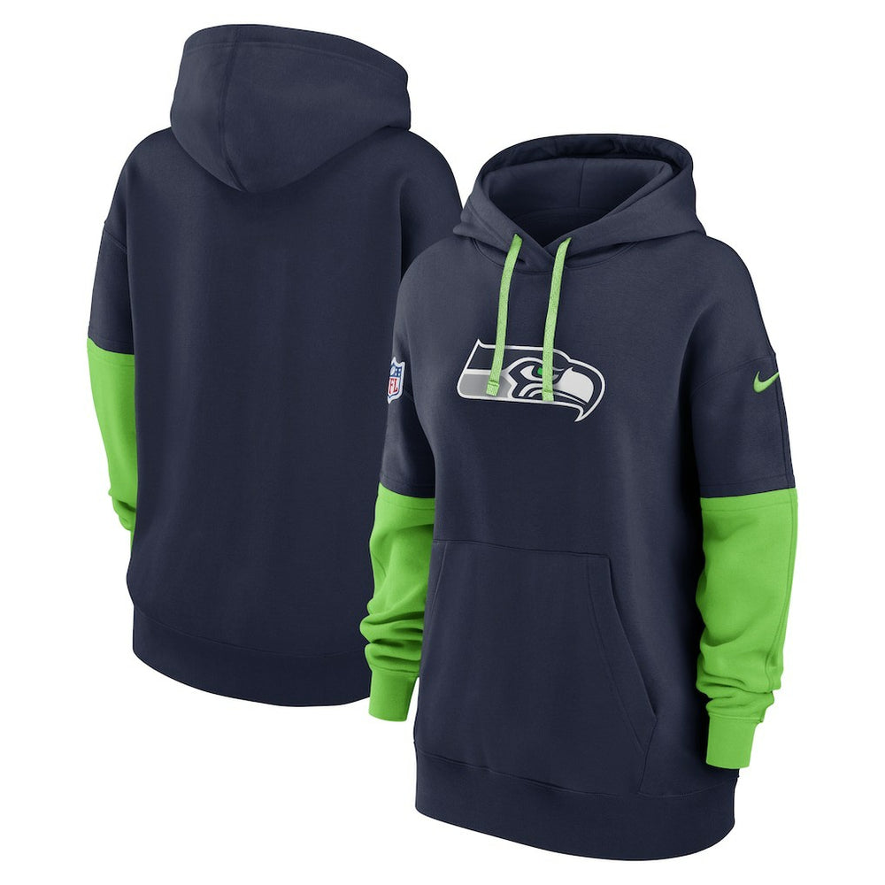 Seattle Seahawks Women's Sideline Essential Hoodie - College Navy cheap